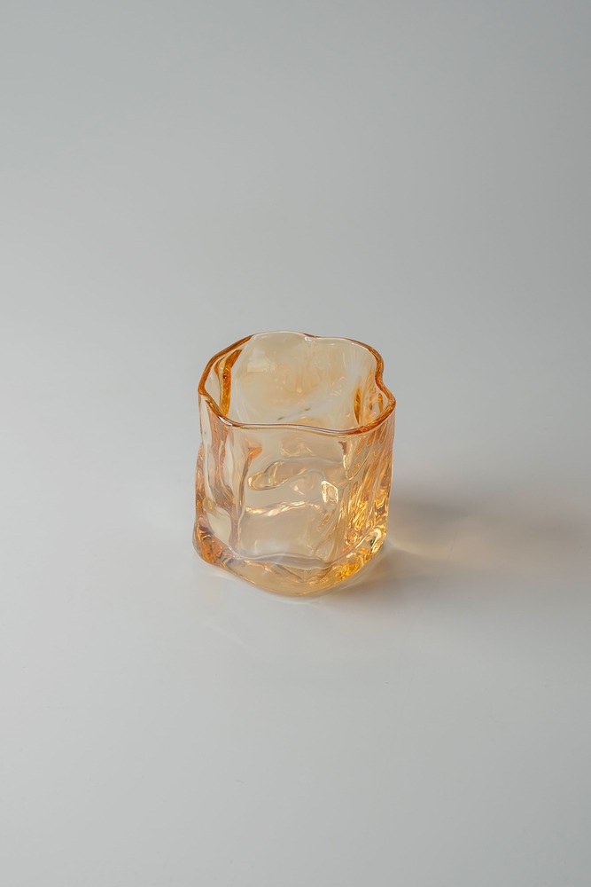 Комплект стаканов Оранжевый Стаканы Стеклянная посуда Для дома Олд фэшн Стаканы Посуда для напитков HoReCa