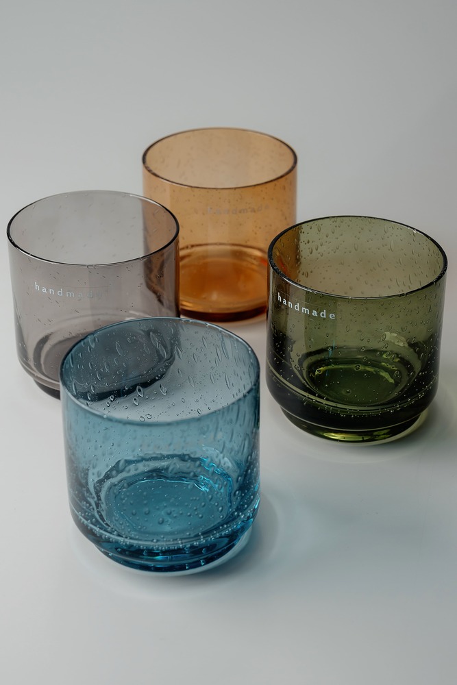 Комплект стаканов Серый Стаканы Стеклянная посуда Для дома Олд фэшн Стаканы Посуда для напитков HoReCa