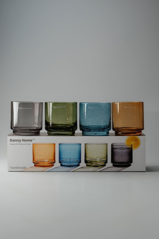 Комплект стаканов Серый Стаканы Стеклянная посуда Для дома Олд фэшн Стаканы Посуда для напитков HoReCa