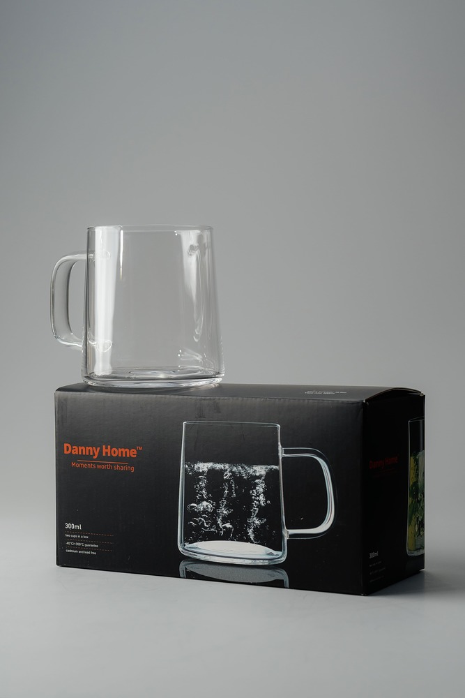 Кружка комплект Прозрачный Кружки Столовая посуда Столовая Для дома Кружки Чашки и кружки Посуда для напитков HoReCa