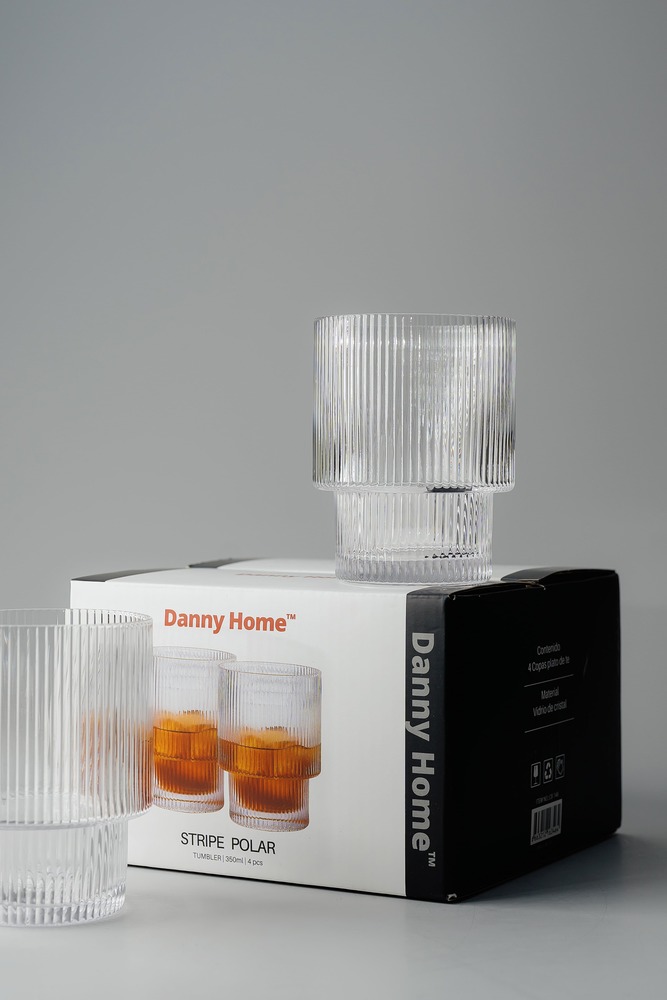 Комплект стаканов Прозрачный Стаканы Стеклянная посуда Для дома Хайболы Стаканы Посуда для напитков HoReCa