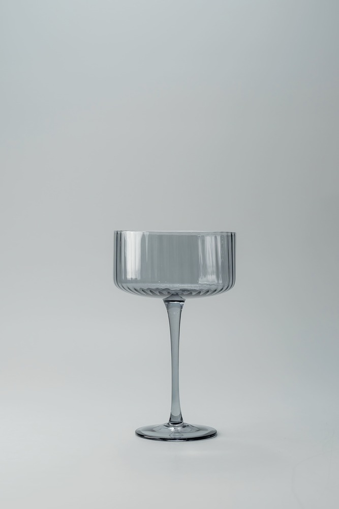 Комплект бокалов Серый Бокалы Стеклянная посуда Для дома Фужеры для шампанского Бокалы и фужеры Посуда для напитков HoReCa