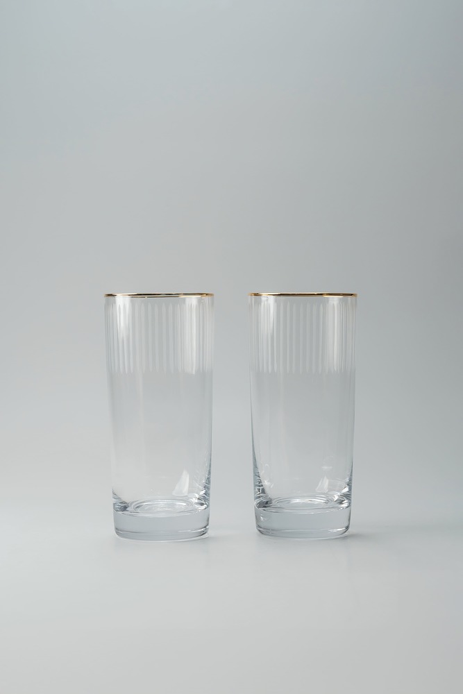 Комплект стаканов Прозрачный Стаканы Стеклянная посуда Для дома Хайболы Стаканы Посуда для напитков HoReCa