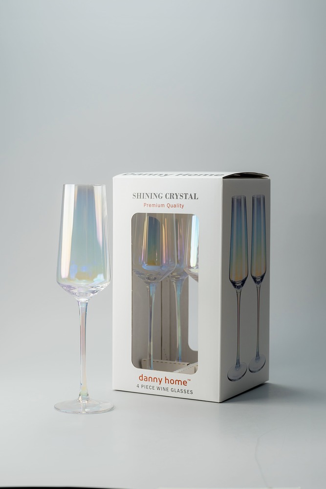 Комплект бокалов Перламутр Бокалы Стеклянная посуда Для дома Фужеры для шампанского Бокалы и фужеры Посуда для напитков HoReCa