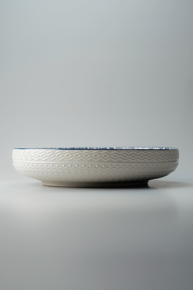 Блюдо Синий Сервировочные блюда Блюда Столовая посуда Столовая посуда и предметы сервировки HoReCa Блюда и салатницы Столовая посуда Столовая Для дома