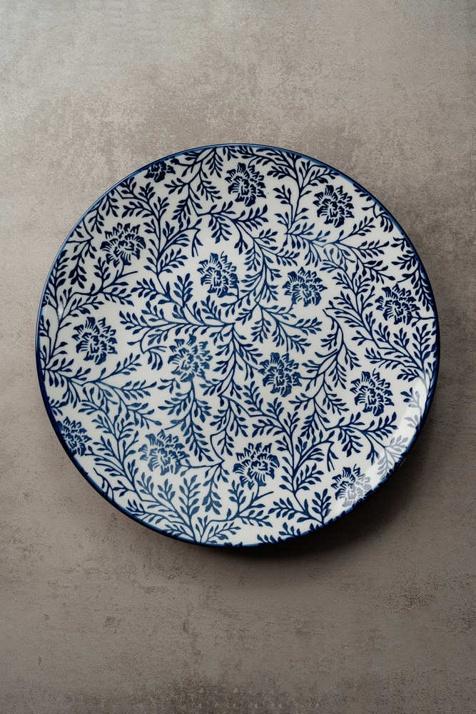 Обеденная тарелка Синий Обеденные тарелки Тарелки Столовая посуда Столовая посуда и предметы сервировки HoReCa