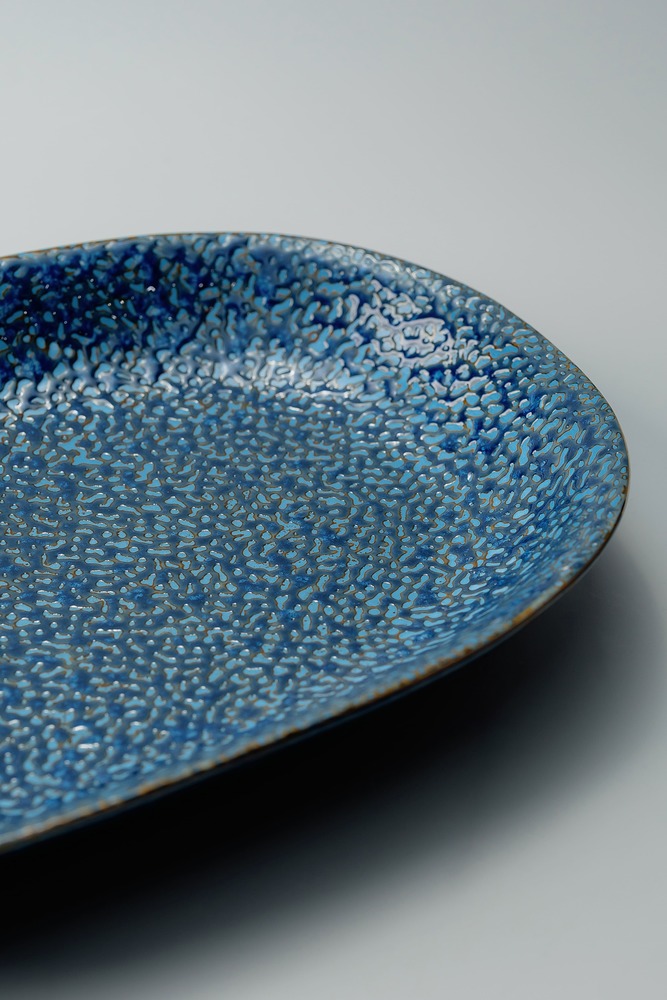 Блюдо Синий Сервировочные блюда Блюда Столовая посуда Столовая посуда и предметы сервировки HoReCa Блюда и салатницы Столовая посуда Столовая Для дома