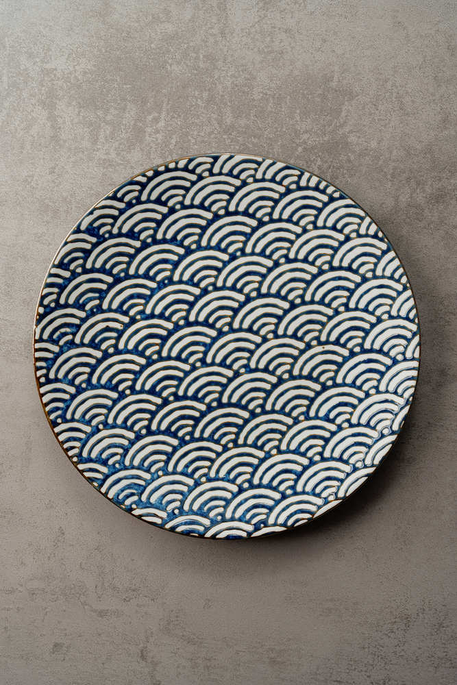 Десертная тарелка Синий Десертные тарелки Тарелки Столовая посуда Столовая посуда и предметы сервировки HoReCa