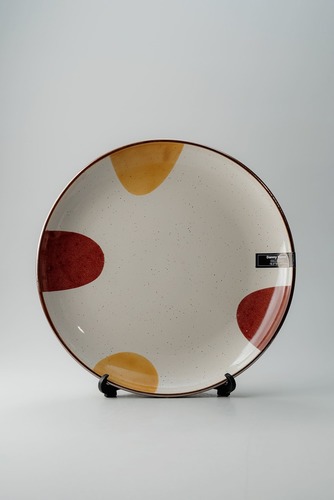 Обеденная тарелка Серый Обеденные тарелки Тарелки Столовая посуда Столовая посуда и предметы сервировки HoReCa