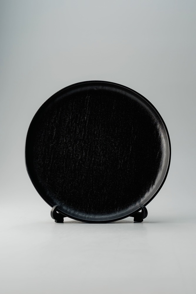 Обеденная тарелка Черный Обеденные тарелки Тарелки Столовая посуда Столовая посуда и предметы сервировки HoReCa