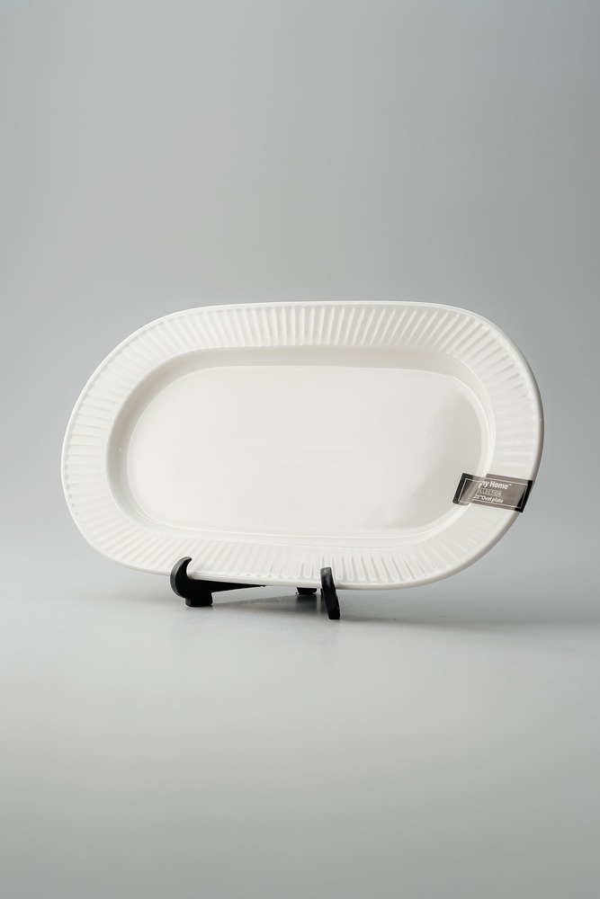Блюдо Белый Сервировочные блюда Блюда Столовая посуда Столовая посуда и предметы сервировки HoReCa Блюда и салатницы Столовая посуда Столовая Для дома