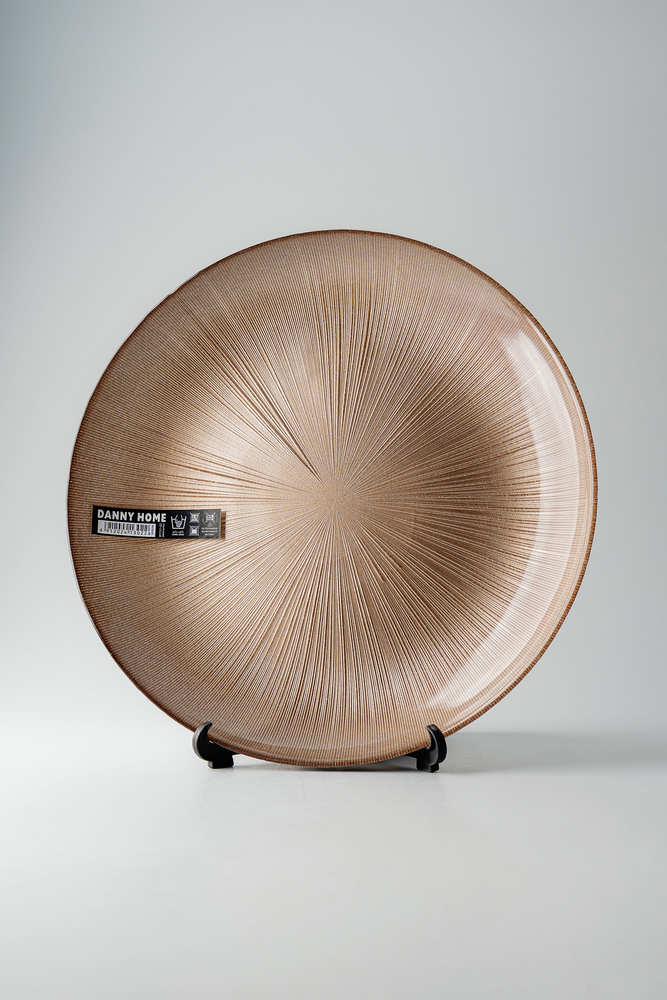 Обеденная тарелка Золотой Обеденные тарелки Тарелки Столовая посуда Столовая посуда и предметы сервировки HoReCa