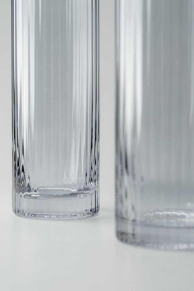 Комплект стаканов Серый Стаканы Стеклянная посуда Для дома Хайболы Стаканы Посуда для напитков HoReCa