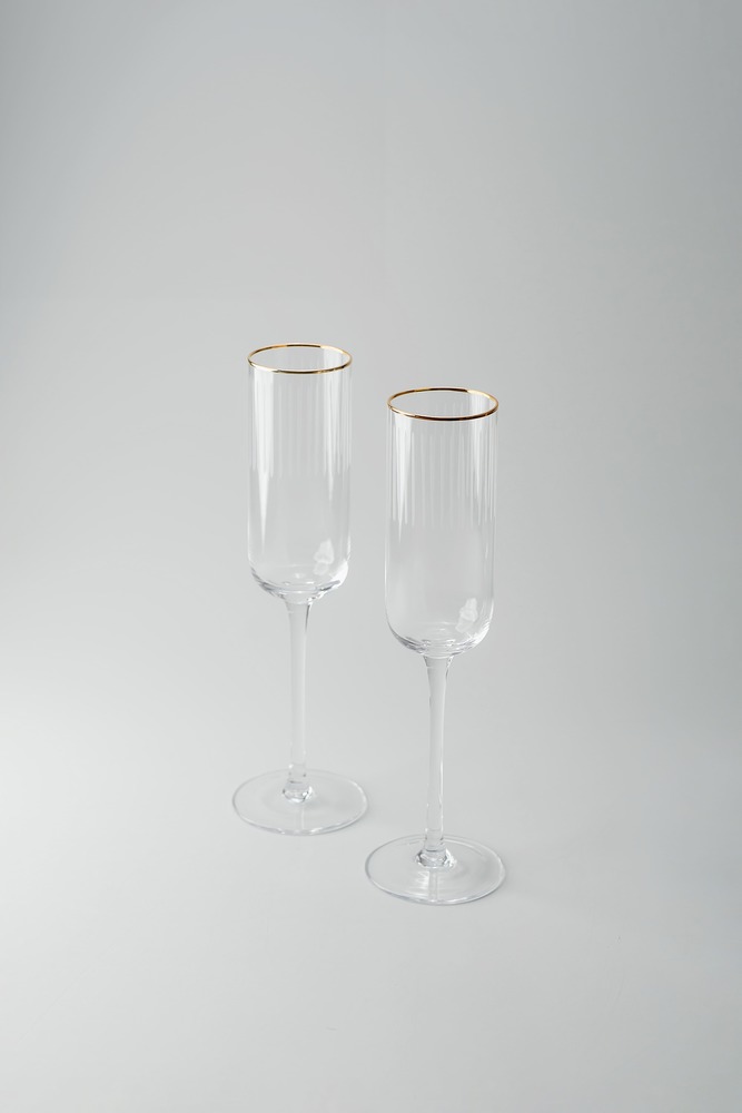 Комплект бокалов Прозрачный Бокалы Стеклянная посуда Для дома Фужеры для шампанского Бокалы и фужеры Посуда для напитков HoReCa