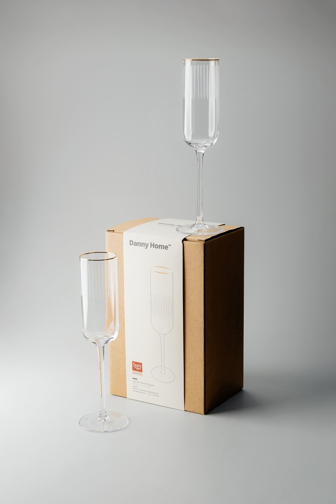 Комплект бокалов Прозрачный Бокалы Стеклянная посуда Для дома Фужеры для шампанского Бокалы и фужеры Посуда для напитков HoReCa