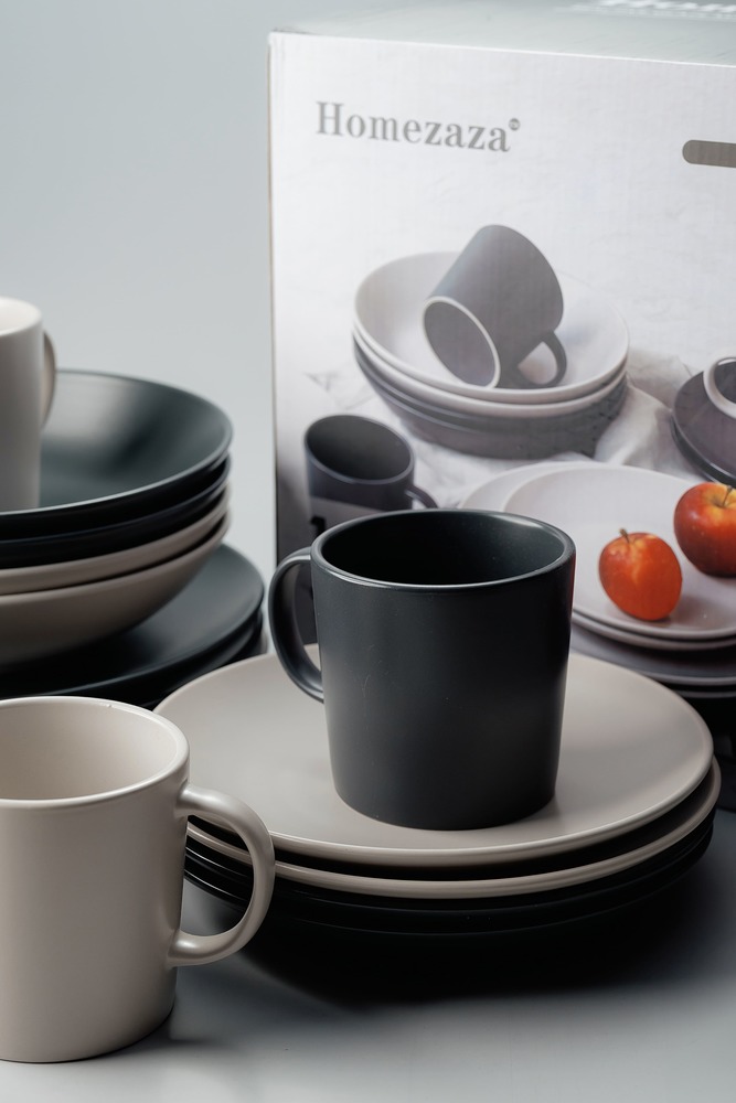 Комплект из 16 предметов на 4 персоны Белый Наборы посуды Столовая посуда Столовая Для дома