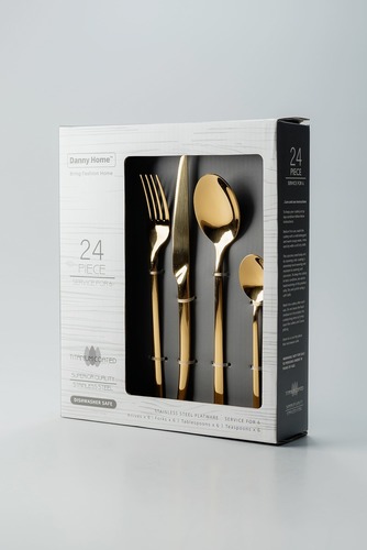 Комплект столовых приборов Золотой Столовые приборы Столовая Для дома