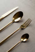 Комплект столовых приборов Золотой Столовые приборы Столовая Для дома