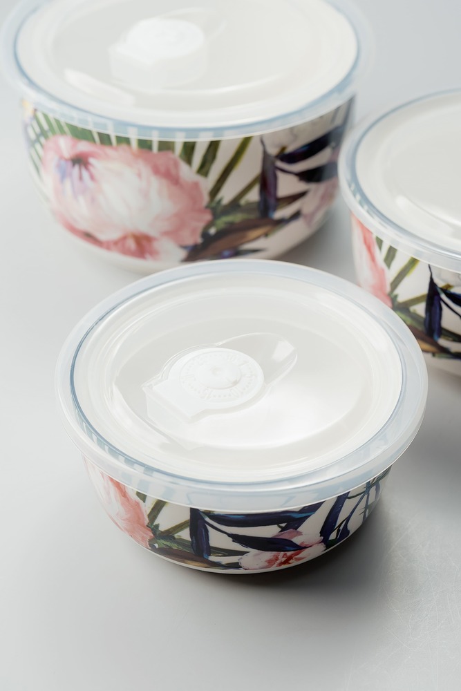 Комплект контейнеров Нежно-розовый Хранение Кухня Для дома