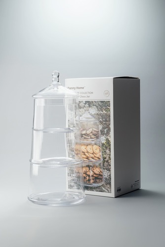 Комплект емкостей для хранения Прозрачный Хранение Кухня Для дома