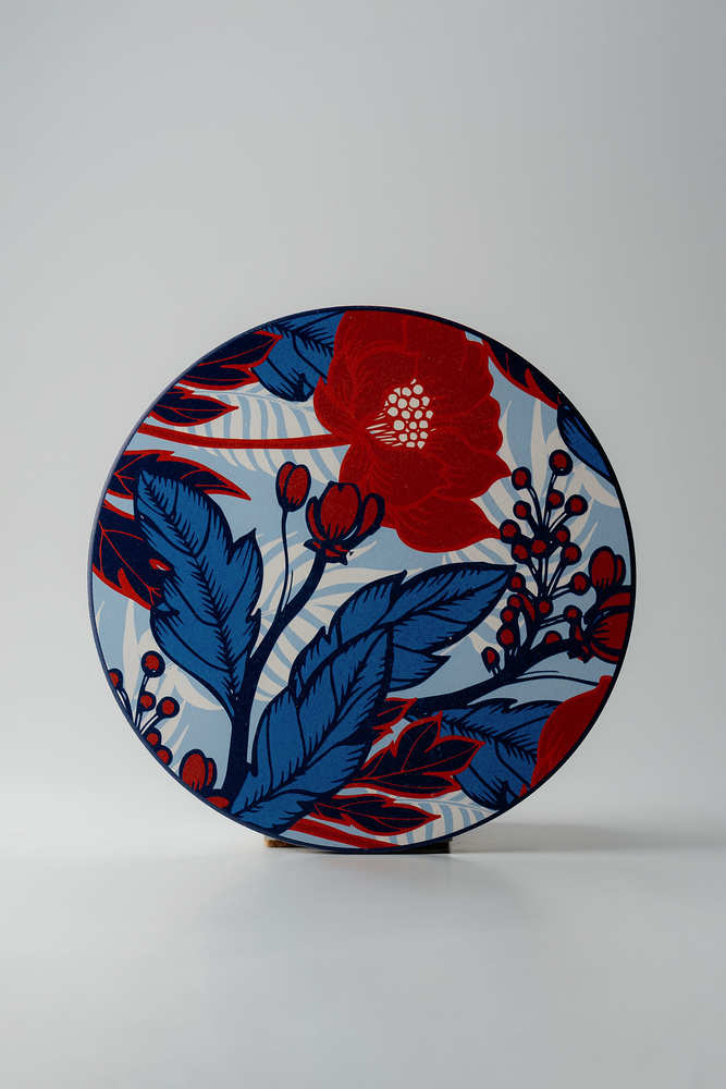 Подставка под горячее маки Красный Предметы сервировки Столовая Для дома