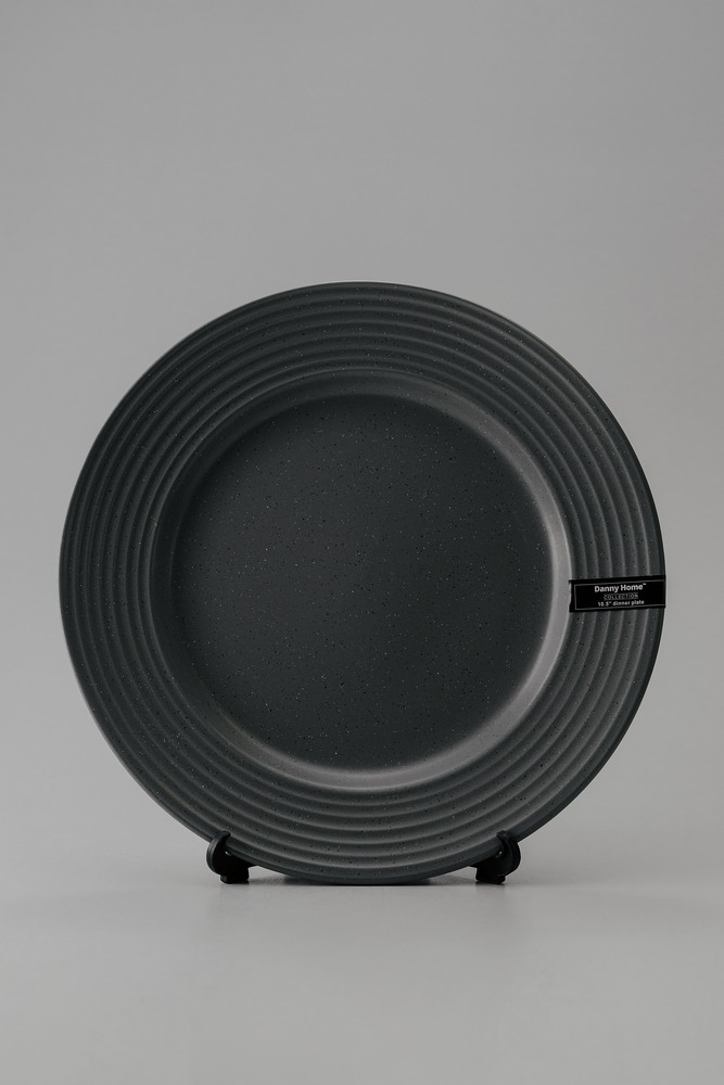 Обеденная тарелка Серый Обеденные тарелки Тарелки Столовая посуда Столовая посуда и предметы сервировки HoReCa