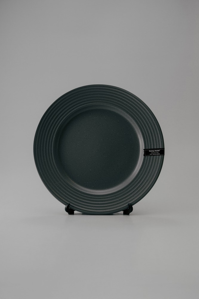 Обеденная тарелка Серый Обеденные тарелки Тарелки Столовая посуда Столовая посуда и предметы сервировки HoReCa