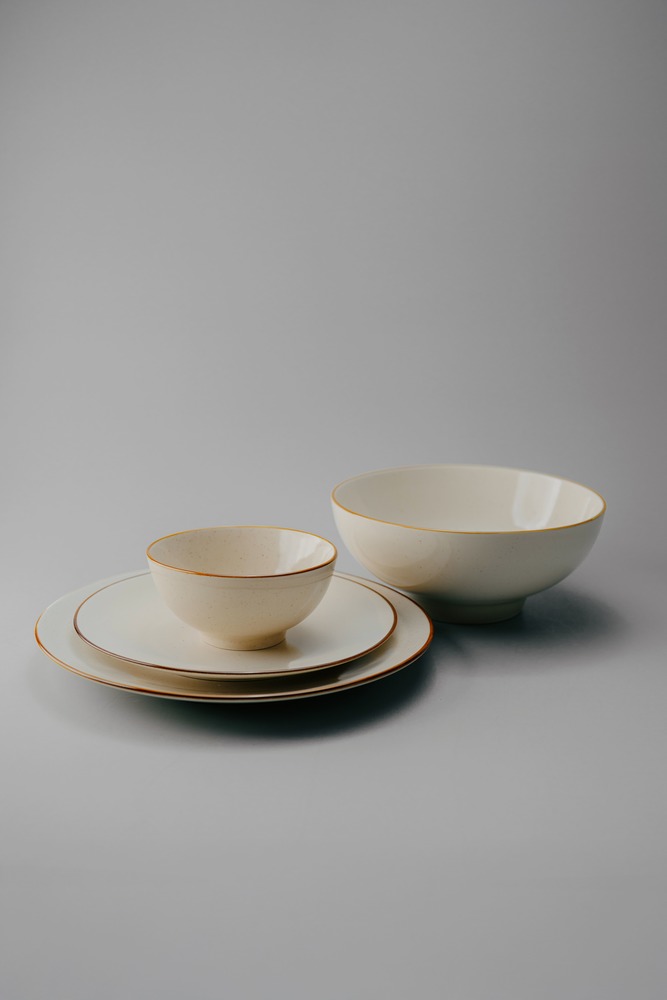 Комплект из 13 предметов на 4 персоны Бежевый Наборы посуды Столовая посуда Столовая Для дома