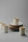 Комплект из 12 предметов на 4 персоны Бежевый Наборы посуды Столовая посуда Столовая Для дома