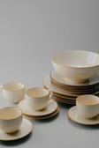 Комплект из 26 предметов на 6 персон Бежевый Наборы посуды Столовая посуда Столовая Для дома