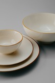 Комплект из 19 предметов на 6 персон Бежевый Наборы посуды Столовая посуда Столовая Для дома