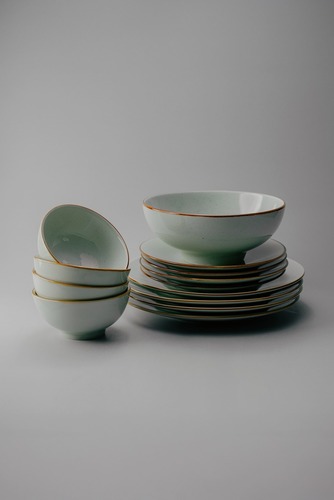 Комплект из 13 предметов на 4 персоны Бирюзовый Наборы посуды Столовая посуда Столовая Для дома