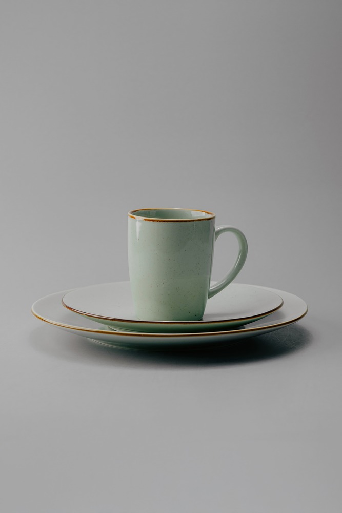 Комплект из 12 предметов на 4 персоны Серый Наборы посуды Столовая посуда Столовая Для дома