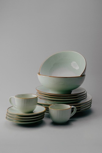 Комплект из 26 предметов на 6 персон Серый Наборы посуды Столовая посуда Столовая Для дома