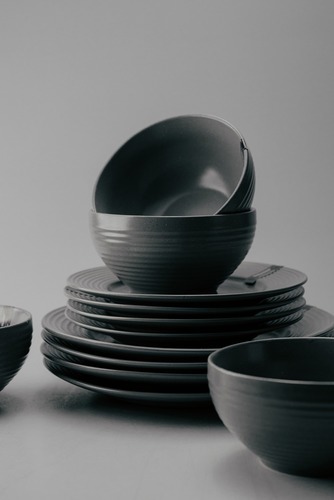 Комплект из 18 предметов на 6 персон Серый Наборы посуды Столовая посуда Столовая Для дома