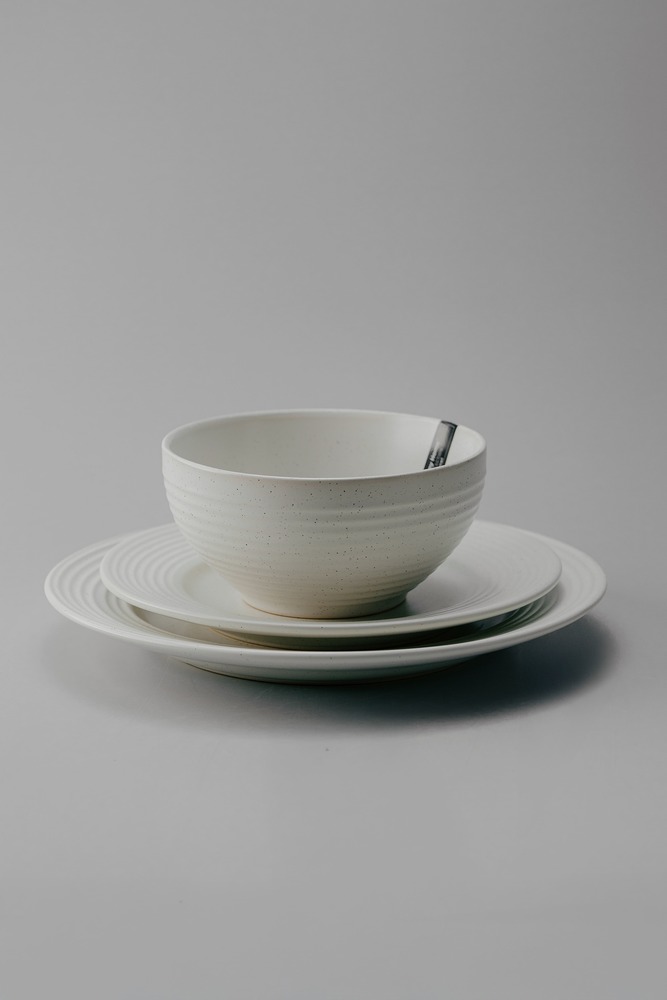 Комплект из 12 предметов на 4 персоны Серый Наборы посуды Столовая посуда Столовая Для дома