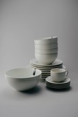 Комплект из 32 предметов на 6 персон Серый Наборы посуды Столовая посуда Столовая Для дома