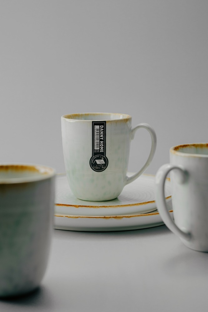 Комплект из 18 предметов на 6 персон Бирюзовый Наборы посуды Столовая посуда Столовая Для дома