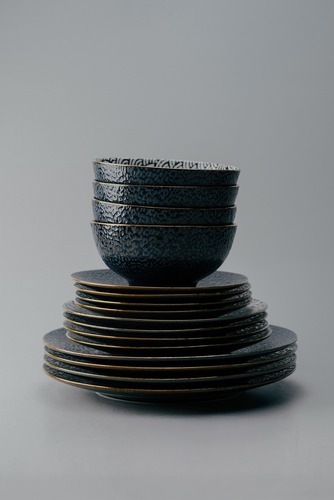 Комплект из 17 предметов на 4 персоны Синий Наборы посуды Столовая посуда Столовая Для дома