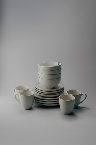 Комплект из 16 предметов на 4 персоны Серый Наборы посуды Столовая посуда Столовая Для дома