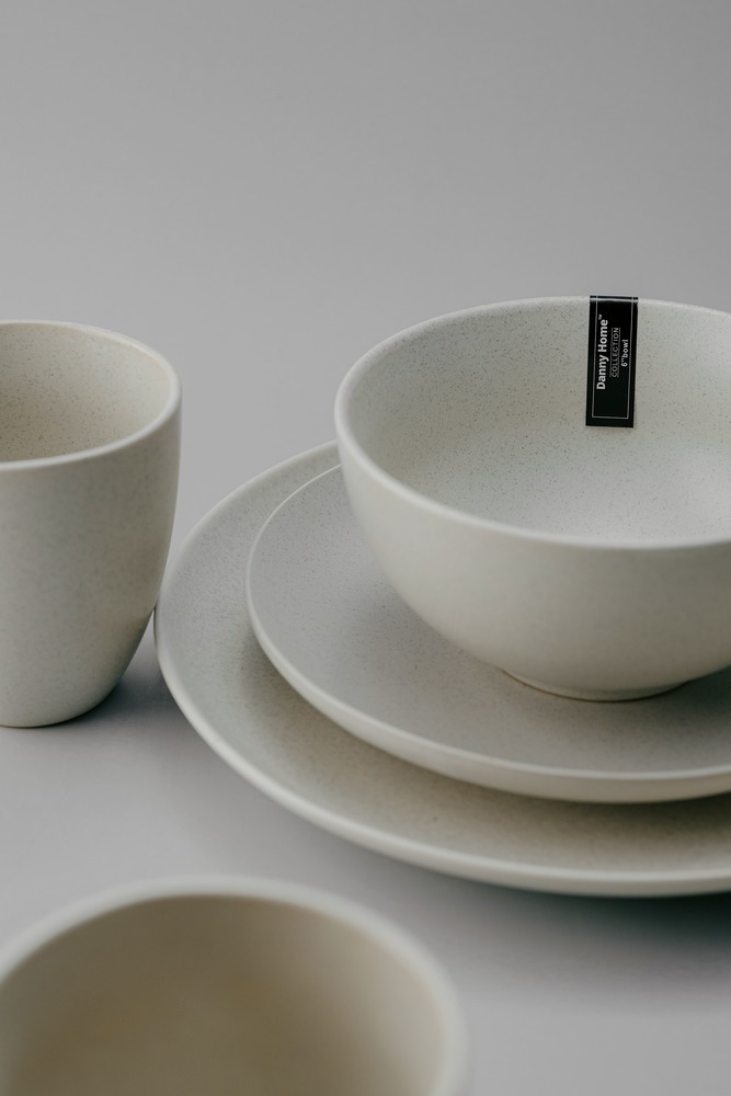 Комплект из 16 предметов на 4 персоны Серый Наборы посуды Столовая посуда Столовая Для дома