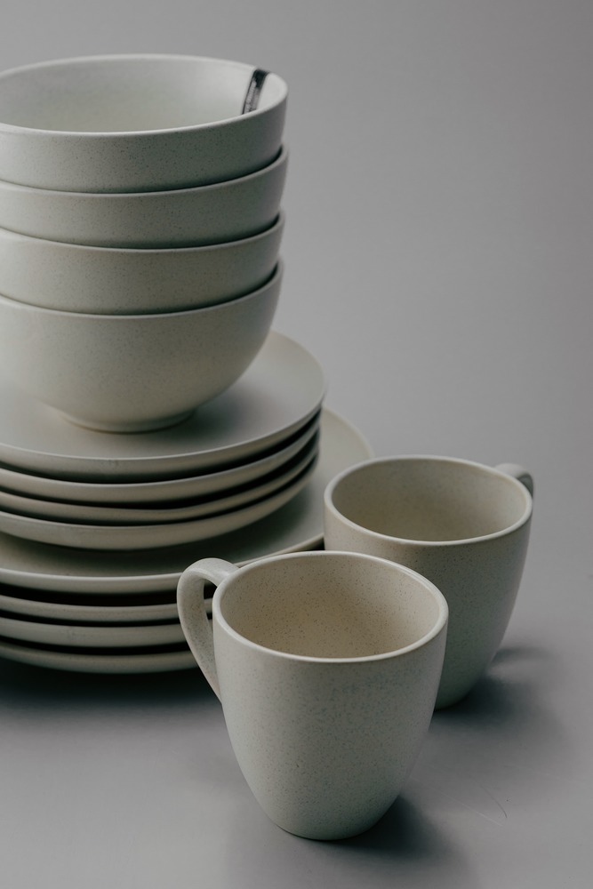 Комплект из 24 предметов на 6 персоны Серый Наборы посуды Столовая посуда Столовая Для дома