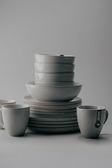 Комплект из 17 предметов на 4 персоны Серый Наборы посуды Столовая посуда Столовая Для дома