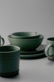 Комплект из 17 предметов на 4 персоны Зеленый Наборы посуды Столовая посуда Столовая Для дома