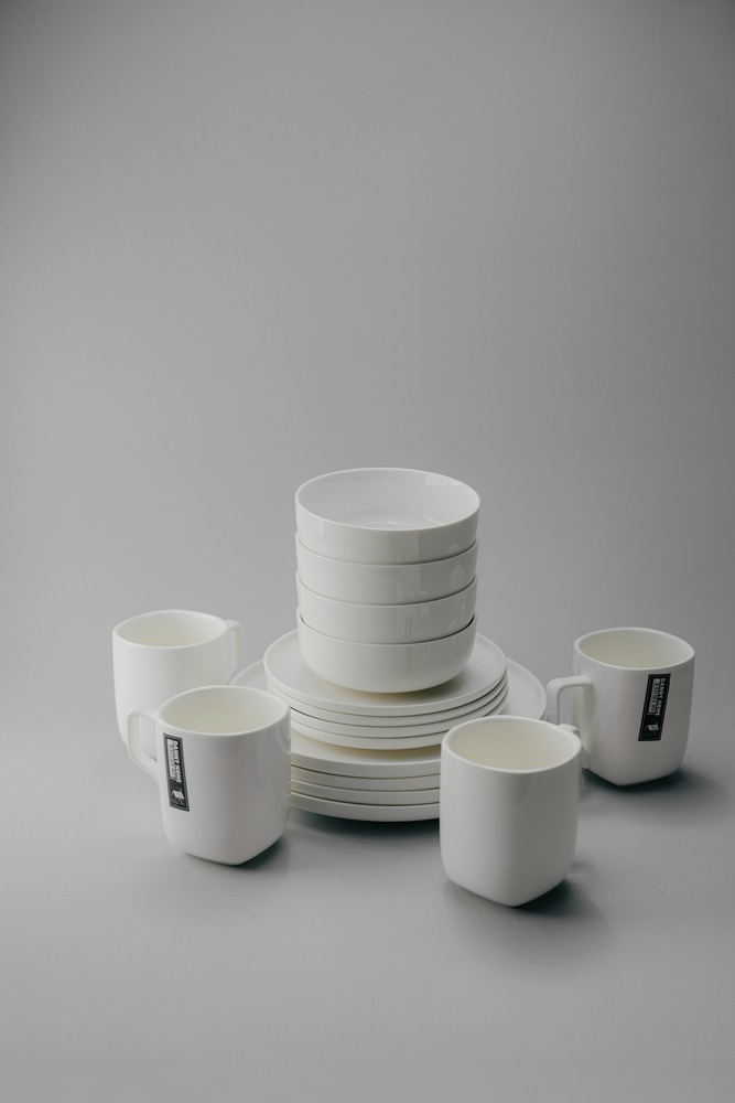 Комплект из 16 предметов на 4 персоны Белый Наборы посуды Столовая посуда Столовая Для дома