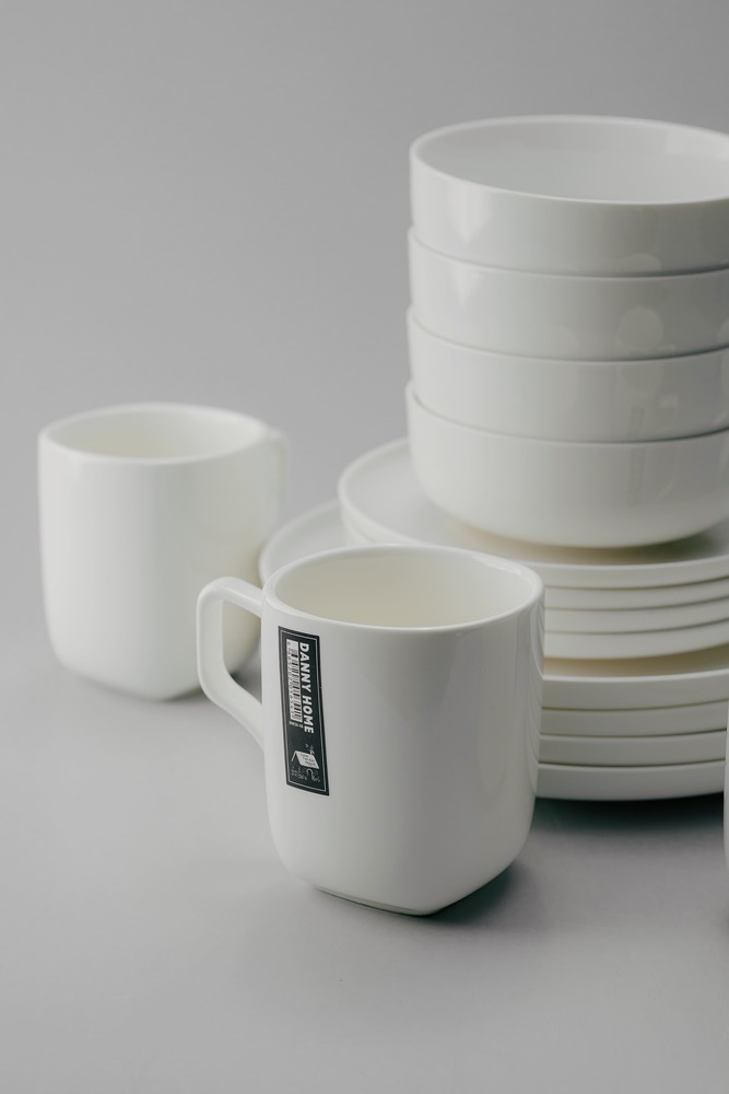 Комплект из 24 предметов на 6 персон Белый Наборы посуды Столовая посуда Столовая Для дома