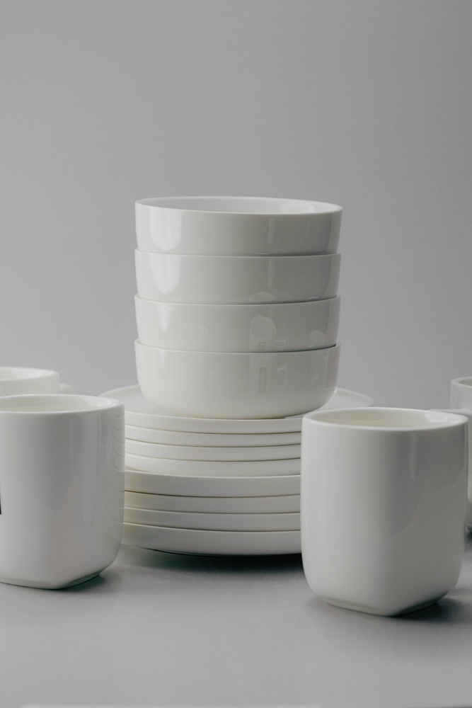 Комплект из 24 предметов на 6 персон Белый Наборы посуды Столовая посуда Столовая Для дома