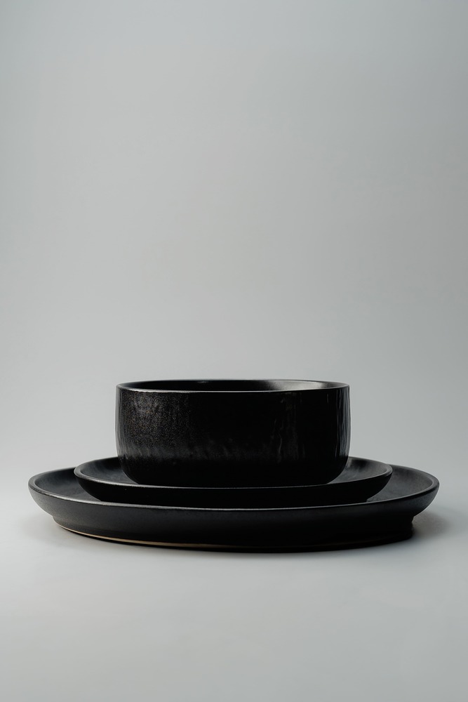 Комплект из 18 предметов на 6 персон Черный Наборы посуды Столовая посуда Столовая Для дома