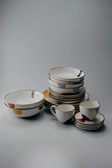 Комплект из 32 предметов на 6 персон Серый Наборы посуды Столовая посуда Столовая Для дома