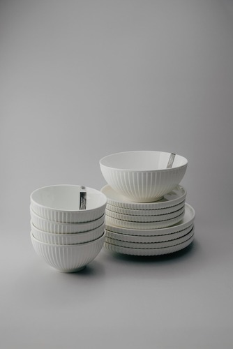 Комплект из 13 предметов на 4 персоны Белый Наборы посуды Столовая посуда Столовая Для дома